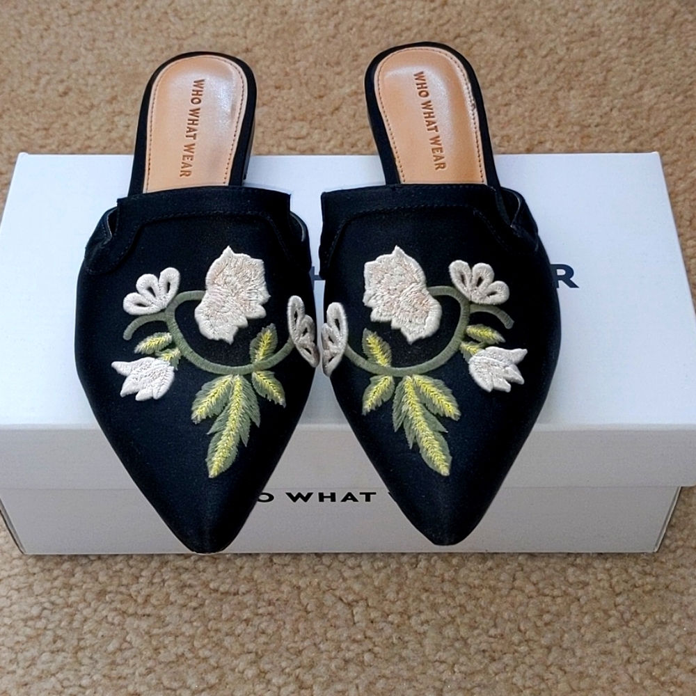 Floral Printed Mules